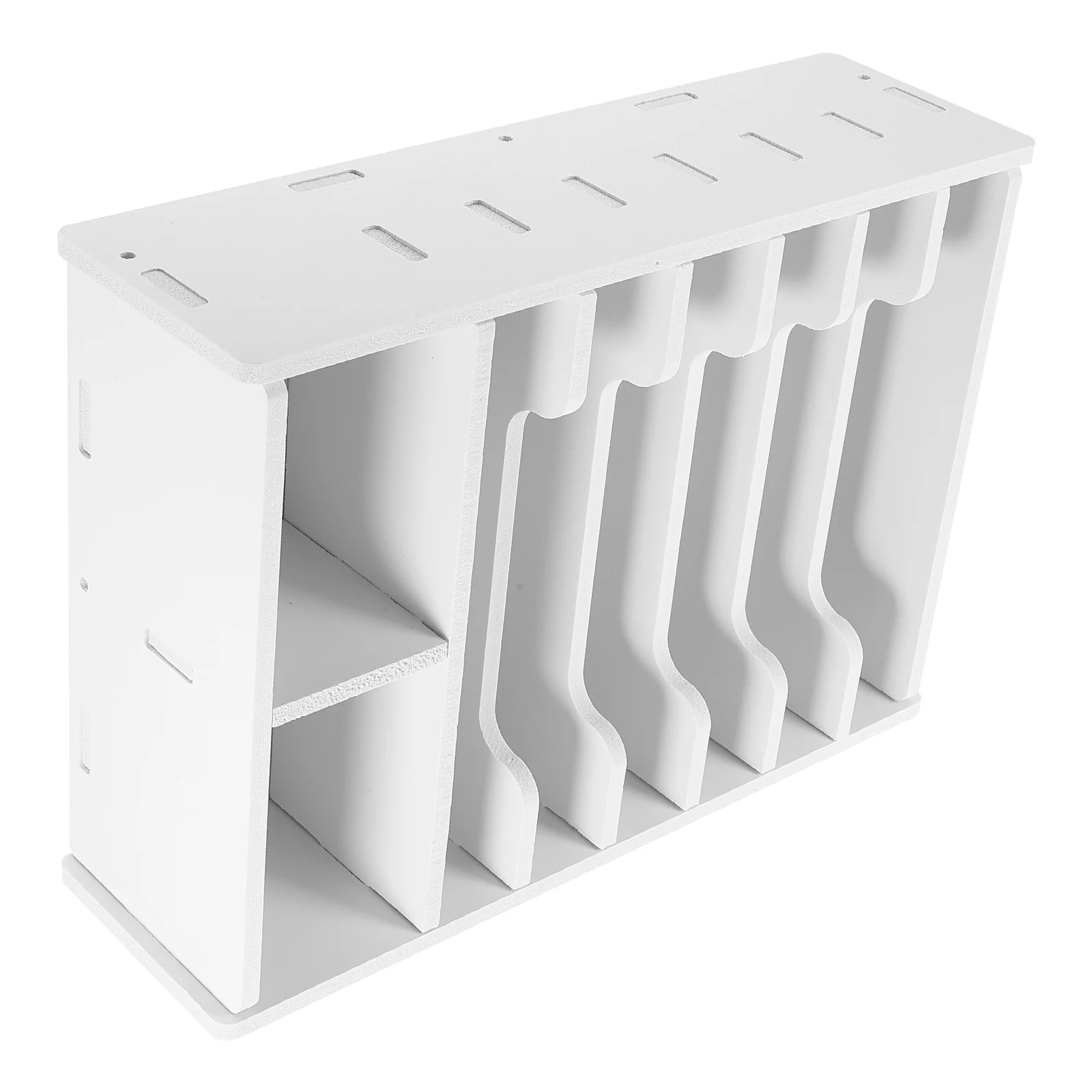 Desktop Coin Bill Organizer 6-Grid White Storage Box for Bills Change Receipts Multi-compartment Office Ticket Case Desk Holder
Desktop Coin Bill Organizer 6-Grid White Storage Box for Bills Change Receipts Multi-compartment Office Ticket Case Desk Holder