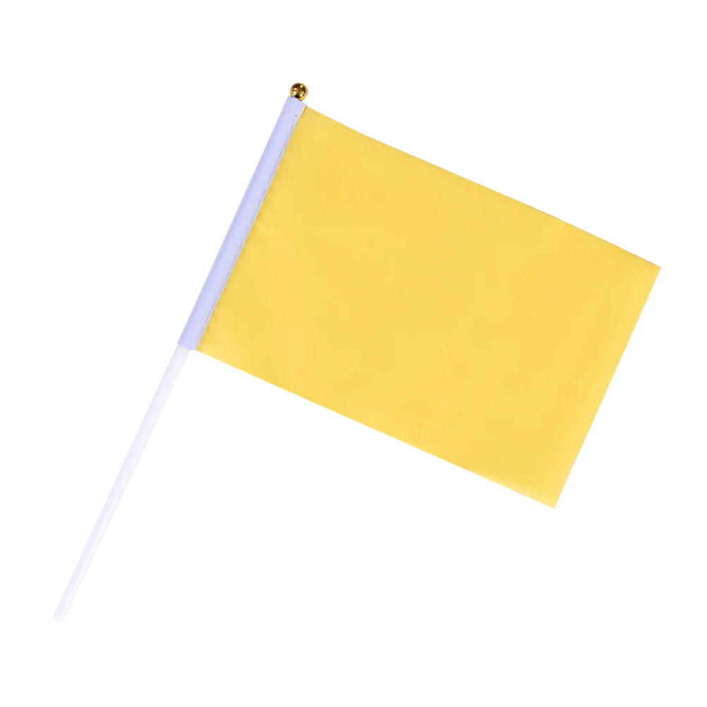 50 Pcs Hand Waving Flags Solid Color Mini Yellow Party Banner Square Celebration Decorations Polyester Lightweight Durable
50 Pcs Hand Waving Flags Solid Color Mini Yellow Party Banner Square Celebration Decorations Polyester Lightweight Durable