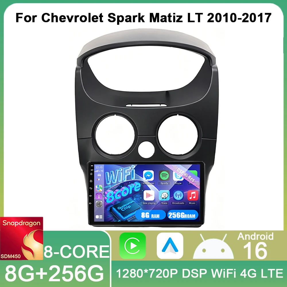 Android Auto for Chevrolet Spark Matiz LT 2010-2017 Multimedia Car Radio Monitor Player Autoradio GPS Navigation Stereo Carplay
Android Auto for Chevrolet Spark Matiz LT 2010-2017 Multimedia Car Radio Monitor Player Autoradio GPS Navigation Stereo Carplay