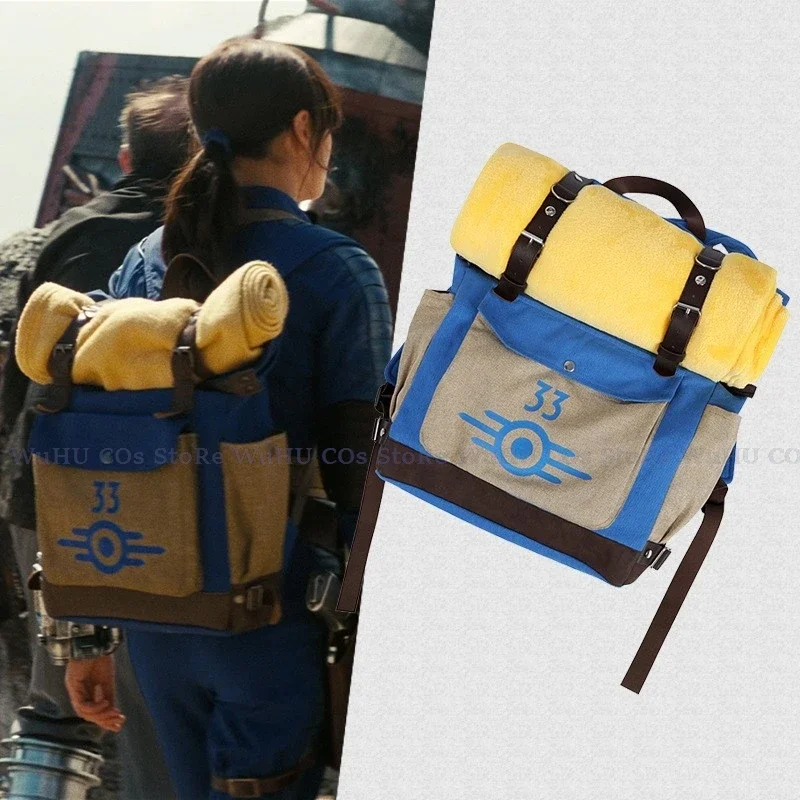 Fall Cos Out Lucy Cosplay Costume Vault 33 Female Male Survivor Lucy Backpack Bag With Blanket Women Men Hallowen Party Roleplay
Fall Cos Out Lucy Cosplay Costume Vault 33 Female Male Survivor Lucy Backpack Bag With Blanket Women Men Hallowen Party Roleplay