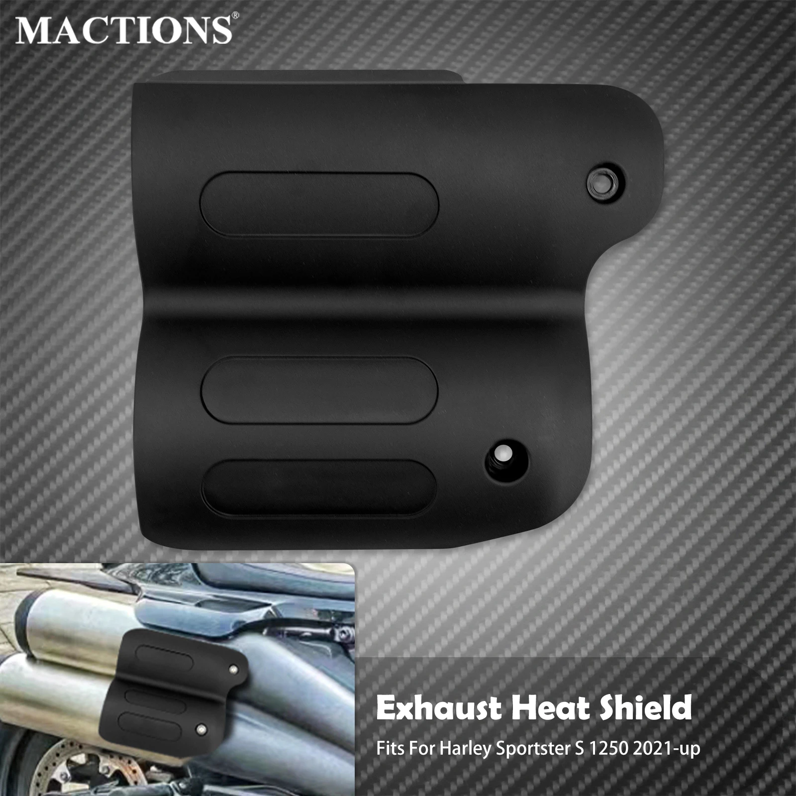 Motorcycle Rear Passenger Heat Shield Covers Exhaust Pipe Protector Cover For Harley Sportster S 1250 RH1250 2021 2022 Plastic
Motorcycle Rear Passenger Heat Shield Covers Exhaust Pipe Protector Cover For Harley Sportster S 1250 RH1250 2021 2022 Plastic