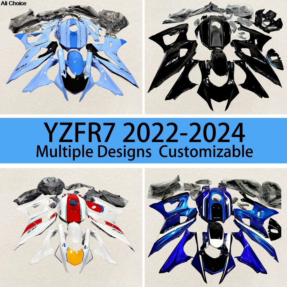 YZF R7 2022 2023 2024, комплект обтекателей для YAMAHA YZFR7 22 23 24, настраиваемые обтекатели из АБС-пластика для мотоцикла
YZF R7 2022 2023 2024, комплект обтекателей для YAMAHA YZFR7 22 23 24, настраиваемые обтекатели из АБС-пластика для мотоцикла