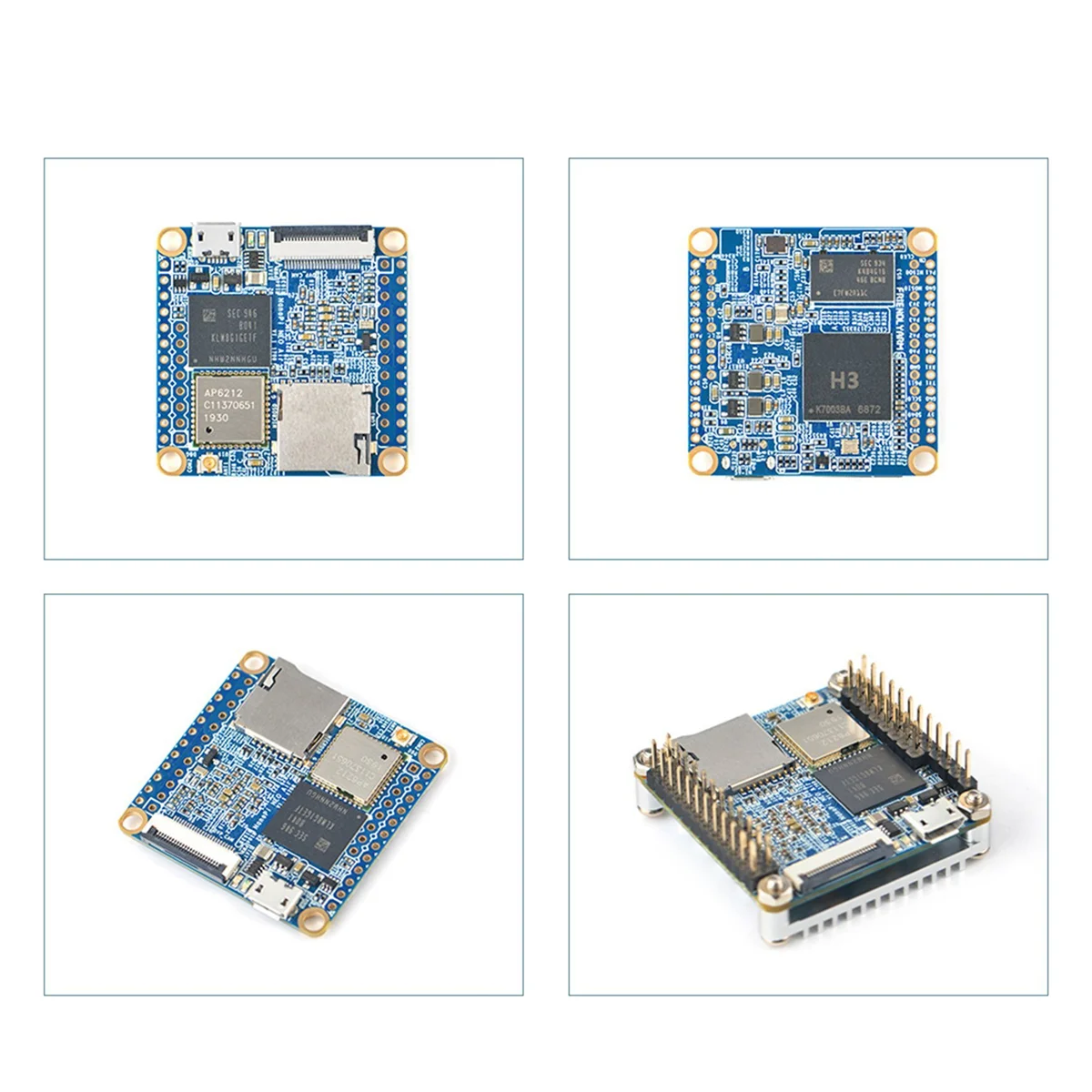 NanoPi NEO Air Development Board 16G Kit H3 512MB+8GB EMMC WiFi+BT Run UbuntuCore Mini IOT Development Board(US Plug)
NanoPi NEO Air Development Board 16G Kit H3 512MB+8GB EMMC WiFi+BT Run UbuntuCore Mini IOT Development Board(US Plug)