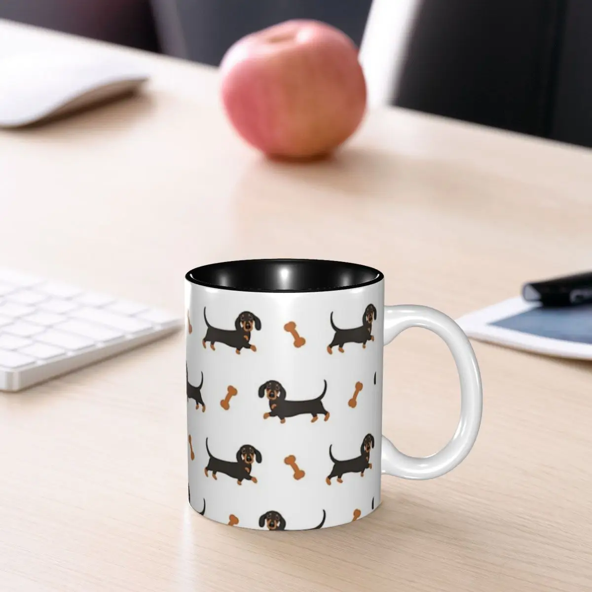 Black And Tan Dachshund Sausage Dog Mug Funny Ceramic Coffee Cups Tea Mugs Milk Cup Drinkware Gifts for Woman Man
Black And Tan Dachshund Sausage Dog Mug Funny Ceramic Coffee Cups Tea Mugs Milk Cup Drinkware Gifts for Woman Man