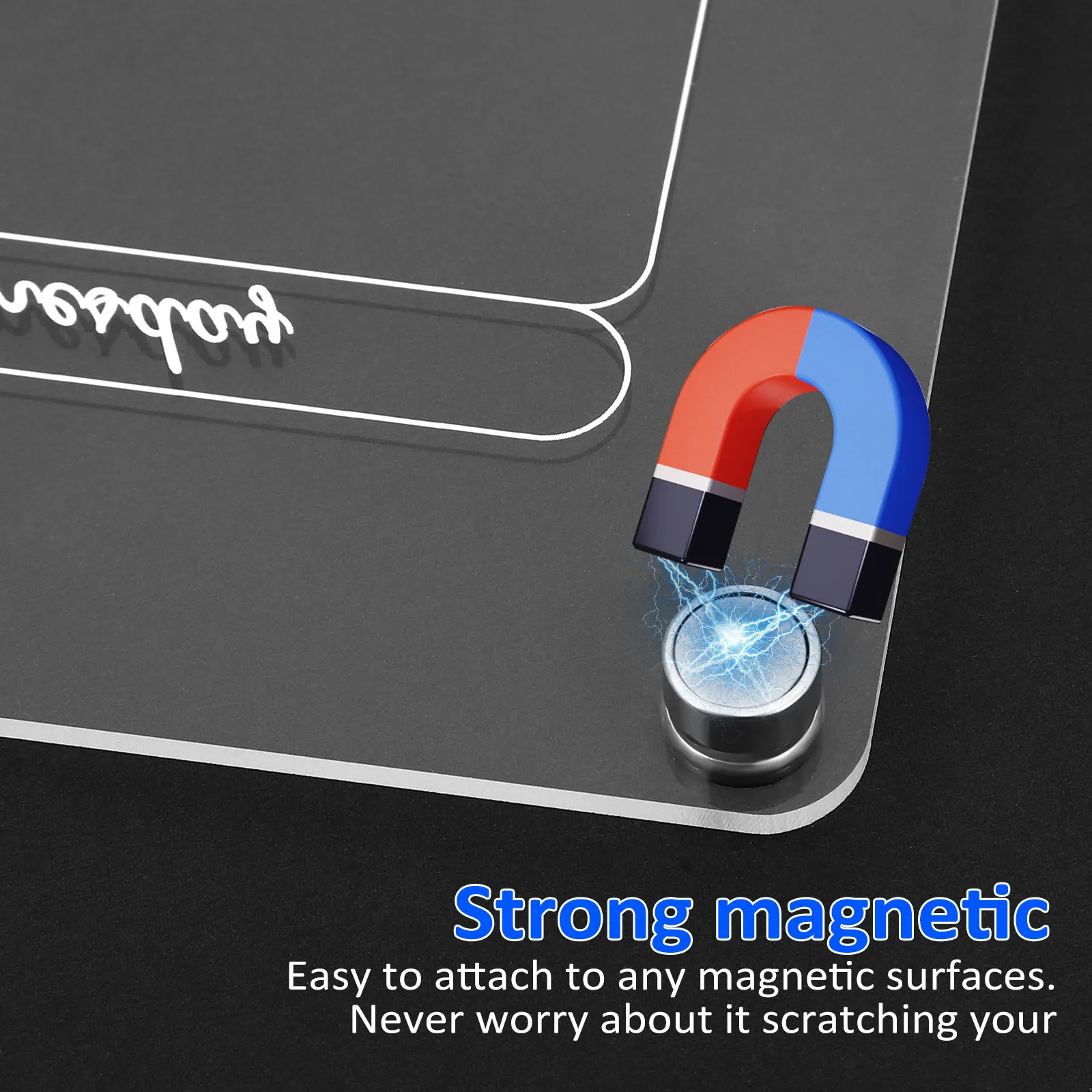 2Pcs Acrylic Writing Board Transparent Clear Monthly Weekly Planning Whiteboard Anti-Slip Magnetic Memo Board Schedule List
2Pcs Acrylic Writing Board Transparent Clear Monthly Weekly Planning Whiteboard Anti-Slip Magnetic Memo Board Schedule List