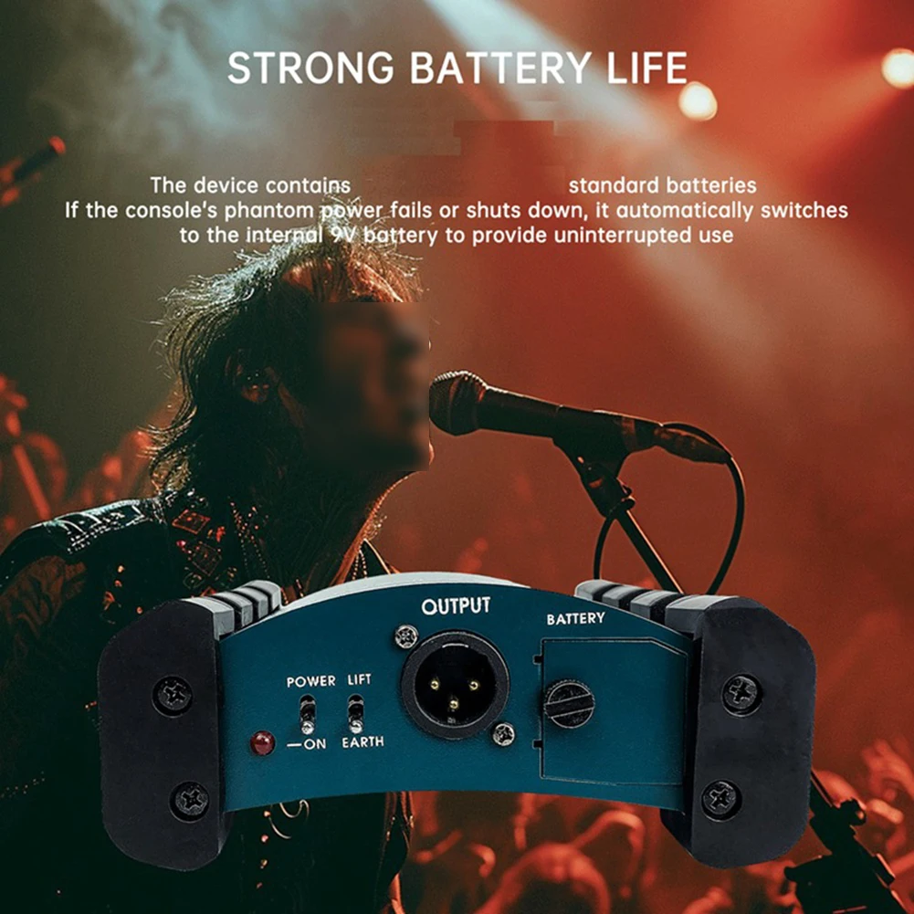Professional Audio Active DI Box High-Quality Impedance Converter For Superior Stage Effect Device Phantom-Power Active DI Box
Professional Audio Active DI Box High-Quality Impedance Converter For Superior Stage Effect Device Phantom-Power Active DI Box