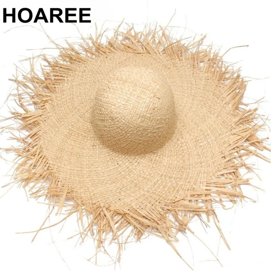 HOAREE натуральная соломенная шляпа от солнца с широкими полями, женская летняя женская соломенная шляпа из рафии с бахромой, модные женские пляжные шляпы Gorra Hombre
HOAREE натуральная соломенная шляпа от солнца с широкими полями, женская летняя женская соломенная шляпа из рафии с бахромой, модные женские пляжные шляпы Gorra Hombre