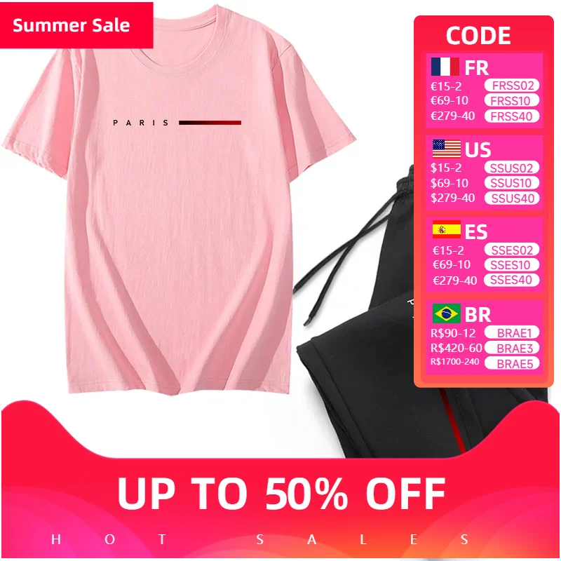 2025 Summer Mens Tracksuit Paris Printing Design T-shirts+Sweatpants High Grade Male Daily Casual Sports Jogging Suit 8 Colors
2025 Summer Mens Tracksuit Paris Printing Design T-shirts+Sweatpants High Grade Male Daily Casual Sports Jogging Suit 8 Colors