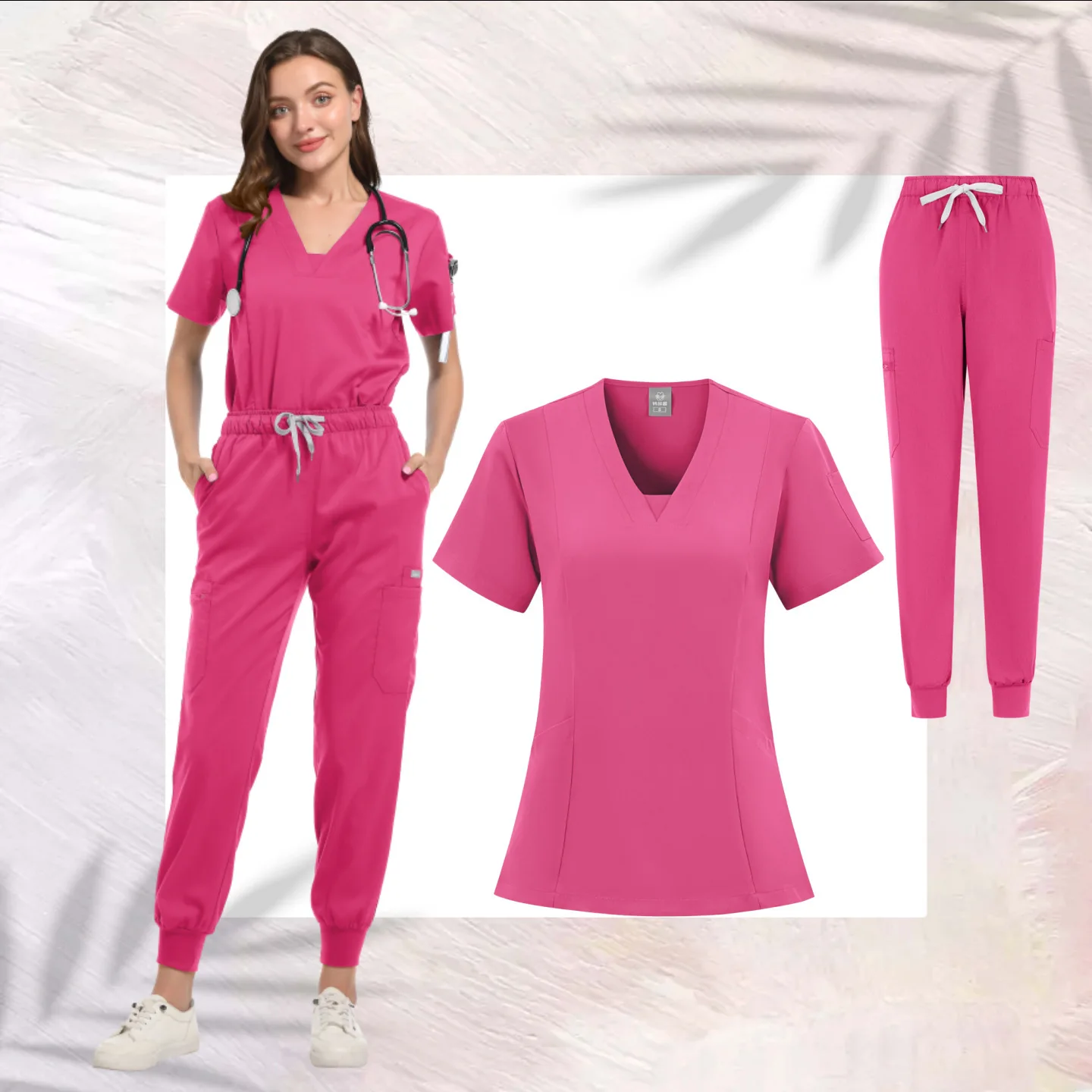 Operating Room Sleeved Hand Washing Suit, Women's Top, Short T-Shirt, Nurse, Surgeon Isolation Suit
Operating Room Sleeved Hand Washing Suit, Women's Top, Short T-Shirt, Nurse, Surgeon Isolation Suit