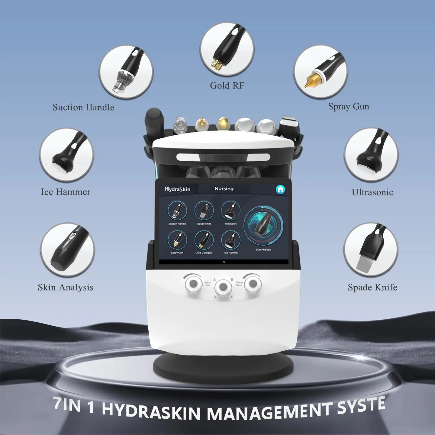 Hydra Dermabrasion H2O2 Machine skin cleaning facial oxygen cleaner Aqua Peel RF wrinkle removal skin care machine
Hydra Dermabrasion H2O2 Machine skin cleaning facial oxygen cleaner Aqua Peel RF wrinkle removal skin care machine
