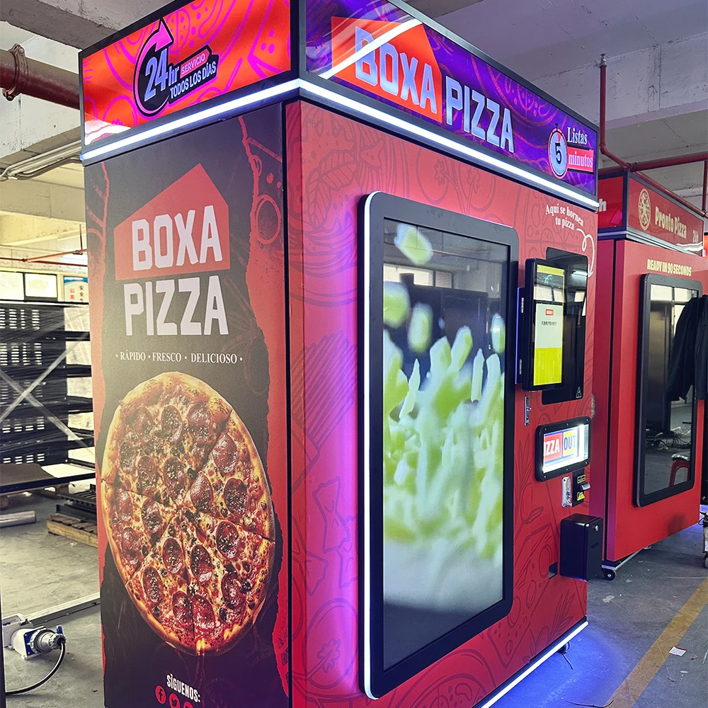 Customized Fully Automatic Pizza Vending Machine With SDK Function 69PCS Capacity Self-Service Pizza Maker Machine Automatic Ven
Customized Fully Automatic Pizza Vending Machine With SDK Function 69PCS Capacity Self-Service Pizza Maker Machine Automatic Ven