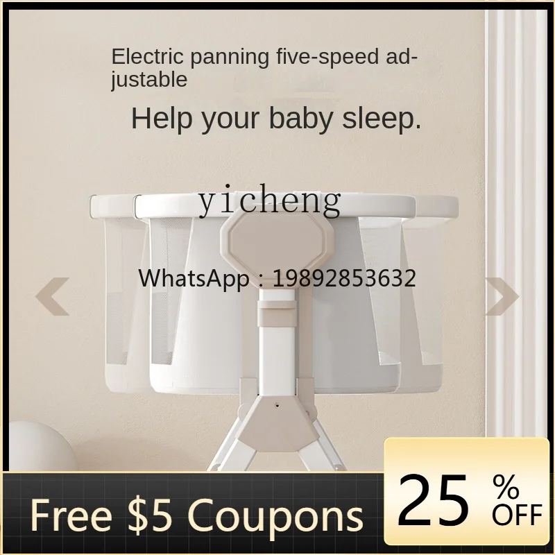 ZZ Smart Electric Baby Crib Foldable Multifunctional Newborn Shake Bassinet
ZZ Smart Electric Baby Crib Foldable Multifunctional Newborn Shake Bassinet