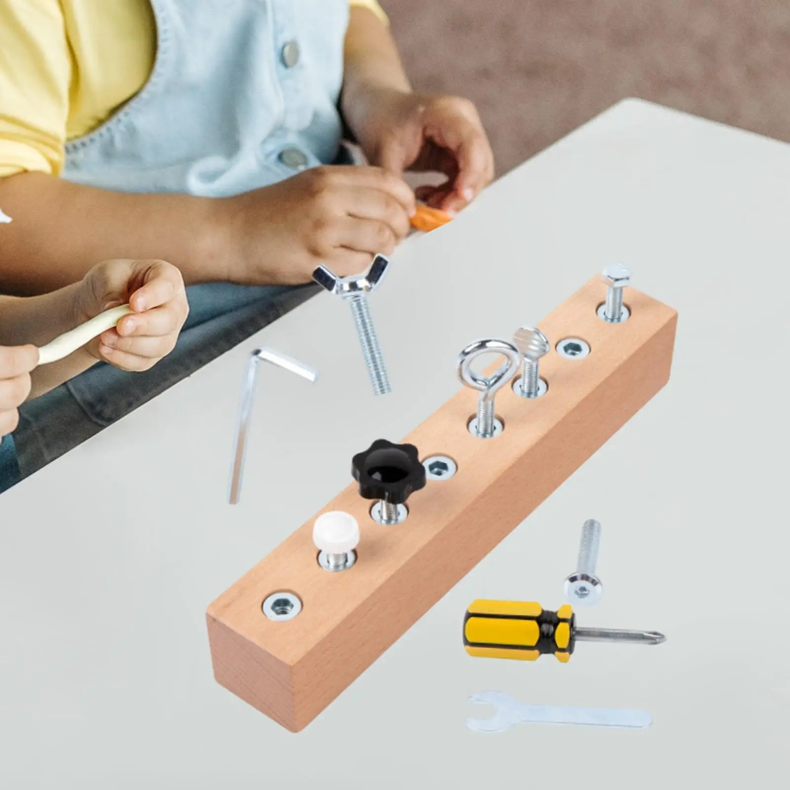 Wooden Screwdriver Board Set Early Educational Toy Kids Wooden Toy Busy Board for Toddlers Travel 3 4 5 Year Old Children Kids
Wooden Screwdriver Board Set Early Educational Toy Kids Wooden Toy Busy Board for Toddlers Travel 3 4 5 Year Old Children Kids