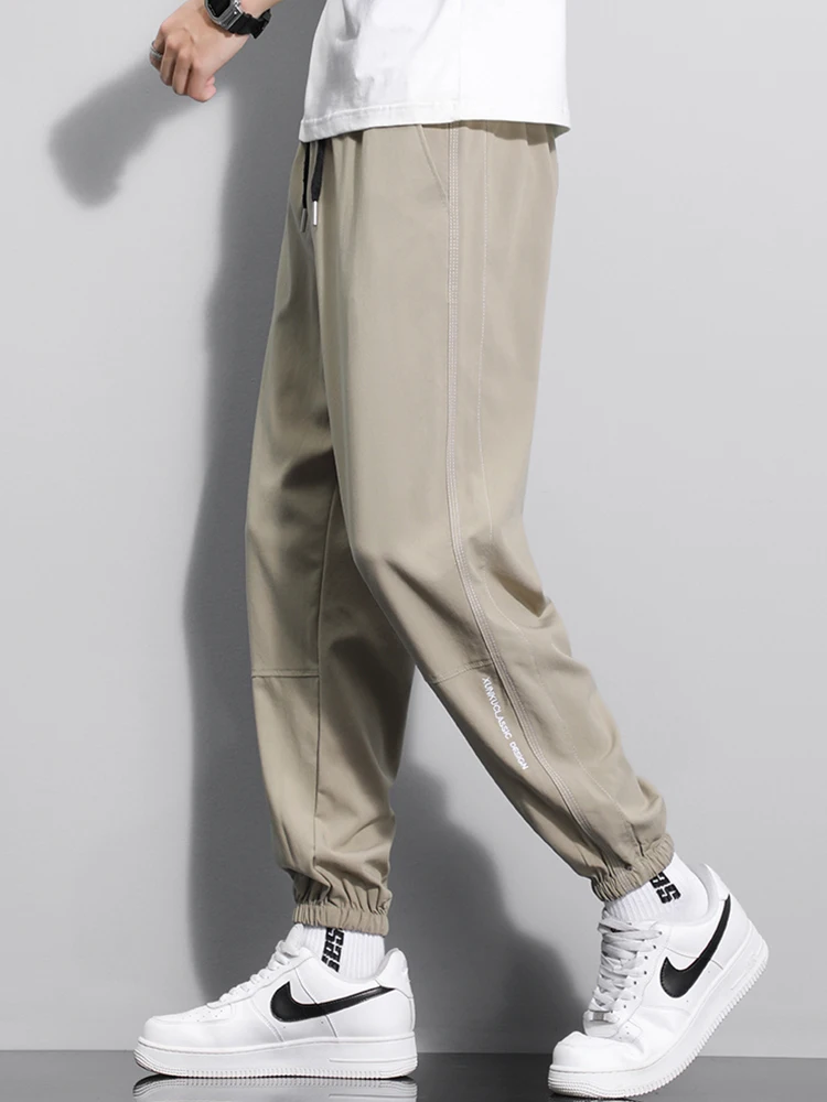 Мужские повседневные брюки из ледяного шелка: новинка весны, свободные, с манжетами, укороченные (9/10), модные, тонкие, быстросохнущие, спортивные, удобные, дышащие
Мужские повседневные брюки из ледяного шелка: новинка весны, свободные, с манжетами, укороченные (9/10), модные, тонкие, быстросохнущие, спортивные, удобные, дышащие