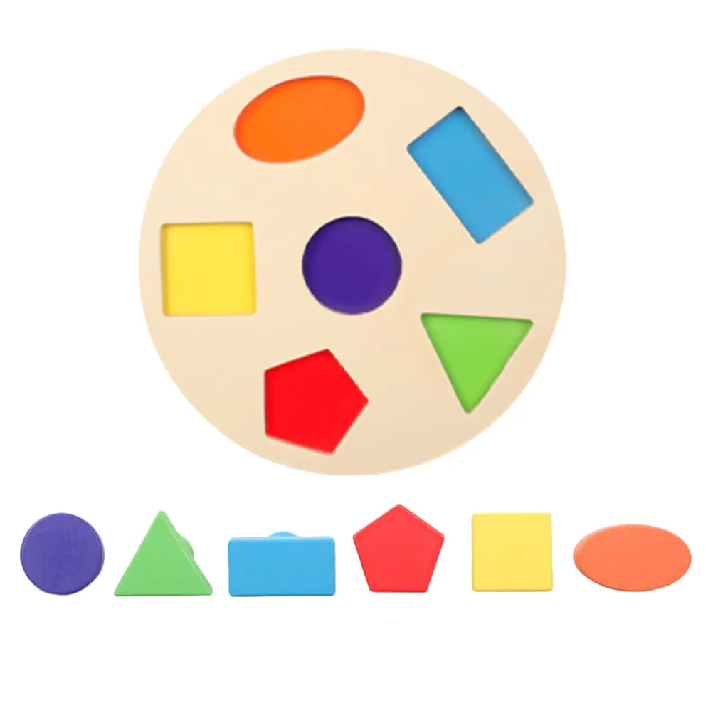 1Set Geometrical Shape Peg Puzzle Board Wooden Shape Match Blocks for Kids Hands on Ability Brain Thinking Educational Plaything
1Set Geometrical Shape Peg Puzzle Board Wooden Shape Match Blocks for Kids Hands on Ability Brain Thinking Educational Plaything