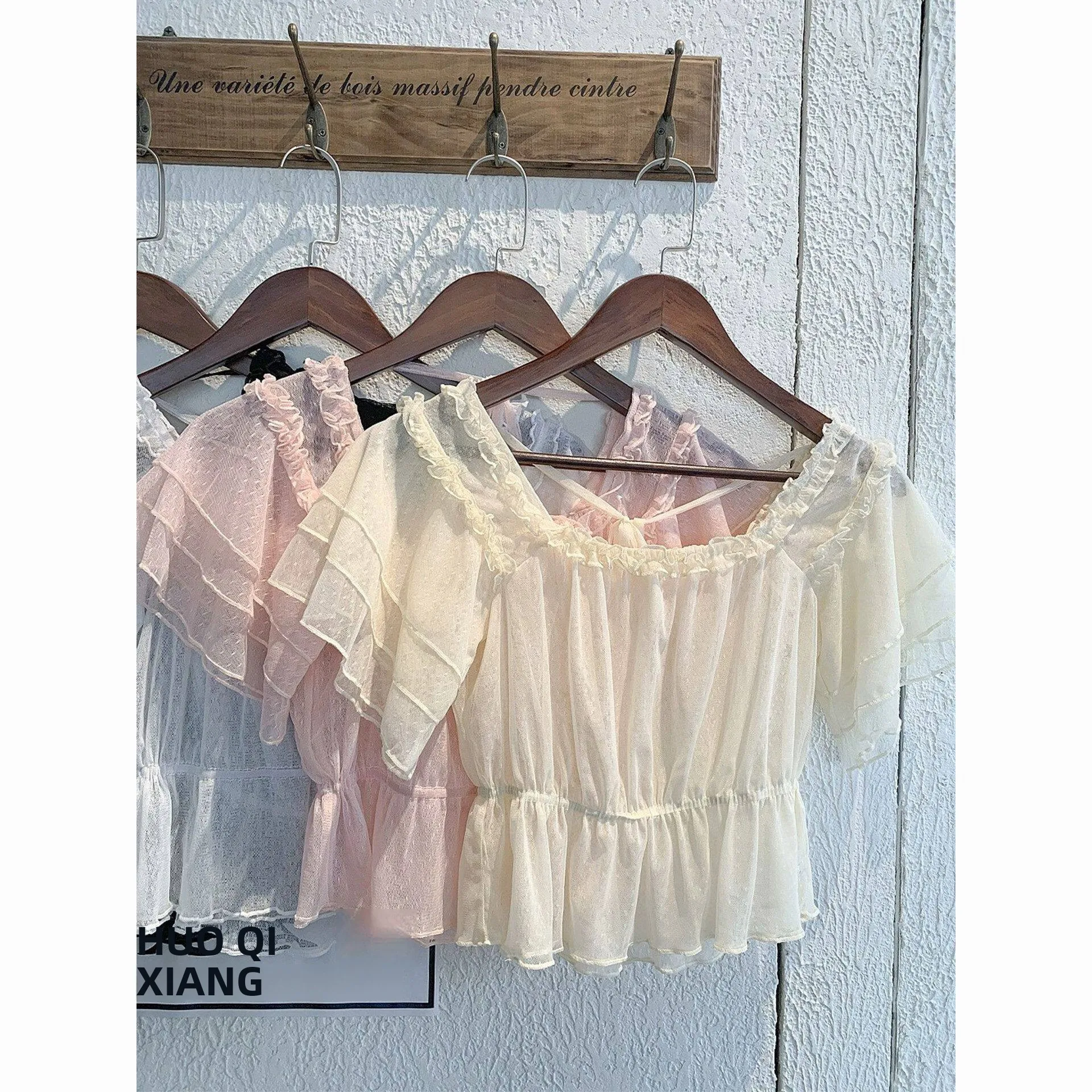 Casual Style Lace Trim Short Sleeve Chiffon Top Women's High Waist Polyester Fiber Blend Elastic Loose Fit Spring Commute
Casual Style Lace Trim Short Sleeve Chiffon Top Women's High Waist Polyester Fiber Blend Elastic Loose Fit Spring Commute
