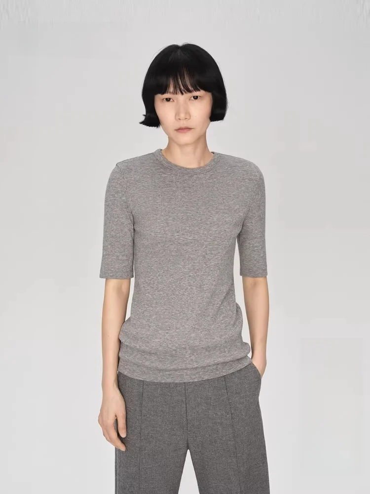 Edition2025 Autumn New Woolen Mid-Sve Knitted T-irt Slim Fit round Ne Regular Thin Daily Sle EBE3TEE00
Edition2025 Autumn New Woolen Mid-Sve Knitted T-irt Slim Fit round Ne Regular Thin Daily Sle EBE3TEE00