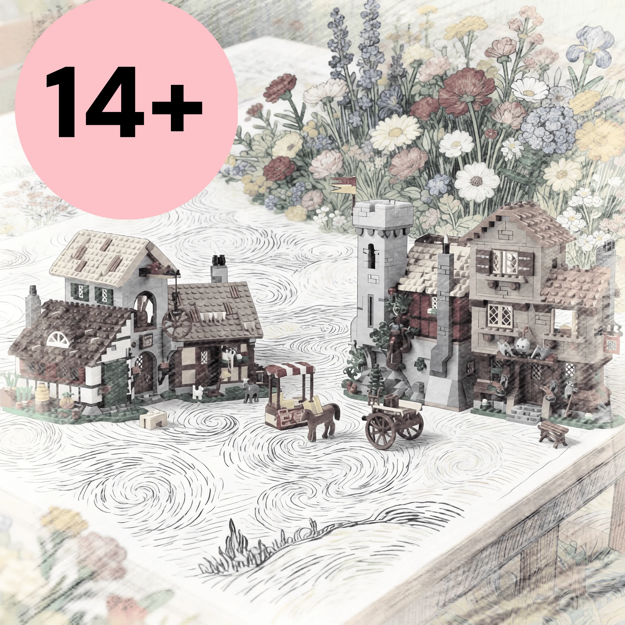 2026 new creative friction 3304pcs popular modular assembly building toys square castle Felsa village building manor building bl
2026 new creative friction 3304pcs popular modular assembly building toys square castle Felsa village building manor building bl