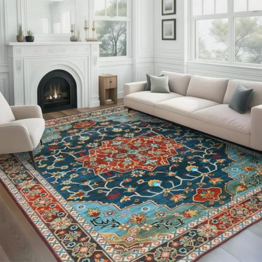 Washable area rugs for living room and bedroom use, cotton blend material, beige and ivory color, non-slip backing and machine
Washable area rugs for living room and bedroom use, cotton blend material, beige and ivory color, non-slip backing and machine