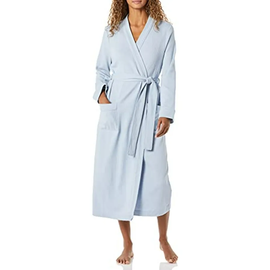 Women's Lightweight Waffle Bath Robe with Pockets Available in
Women's Lightweight Waffle Bath Robe with Pockets Available in