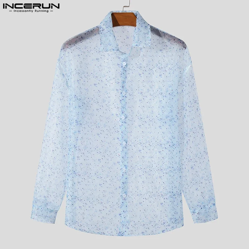 Men's Shirt Printing Lapel Long Sleeve Transparent Loose Fashion Men Clothing Streetwear 2025 Casual Male Shirts S-5XL INCERUN
Men's Shirt Printing Lapel Long Sleeve Transparent Loose Fashion Men Clothing Streetwear 2025 Casual Male Shirts S-5XL INCERUN
