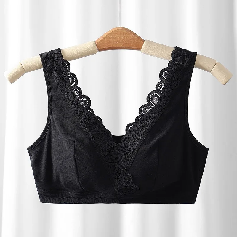 Thin Cotton Without Steel Ring Bra Vest Black Underwear Top Lace Tops Wireless Bras For Women Woman Clothes
Thin Cotton Without Steel Ring Bra Vest Black Underwear Top Lace Tops Wireless Bras For Women Woman Clothes