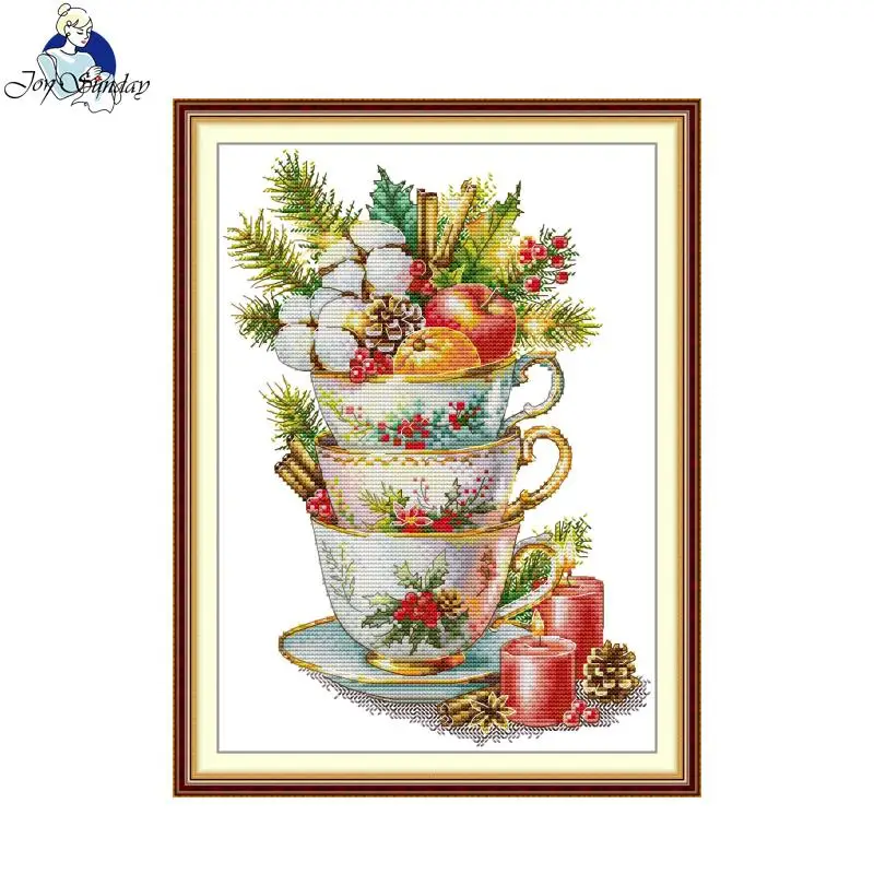 Joy Sunday Cross Stitch Kit The Flavor of The Season Pattern Aida 16/14/11CT DMC Threads DIY Hand Embroidery Kit Art Crafts New
Joy Sunday Cross Stitch Kit The Flavor of The Season Pattern Aida 16/14/11CT DMC Threads DIY Hand Embroidery Kit Art Crafts New