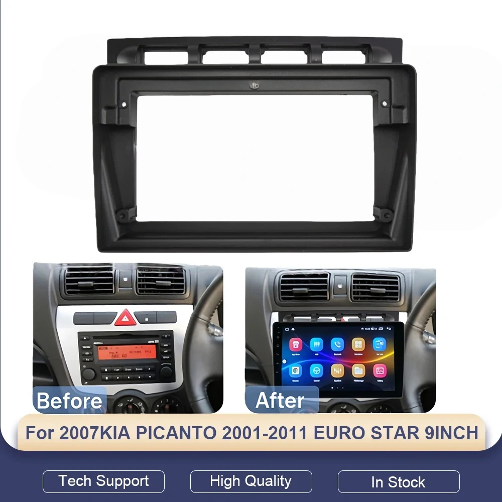 For 2007KIA PICANTO 2001-2011 EURO STAR 9INCH Car Radio Android Stereo Audio Screen Multimedia Video Player Cables Harness Frame
For 2007KIA PICANTO 2001-2011 EURO STAR 9INCH Car Radio Android Stereo Audio Screen Multimedia Video Player Cables Harness Frame
