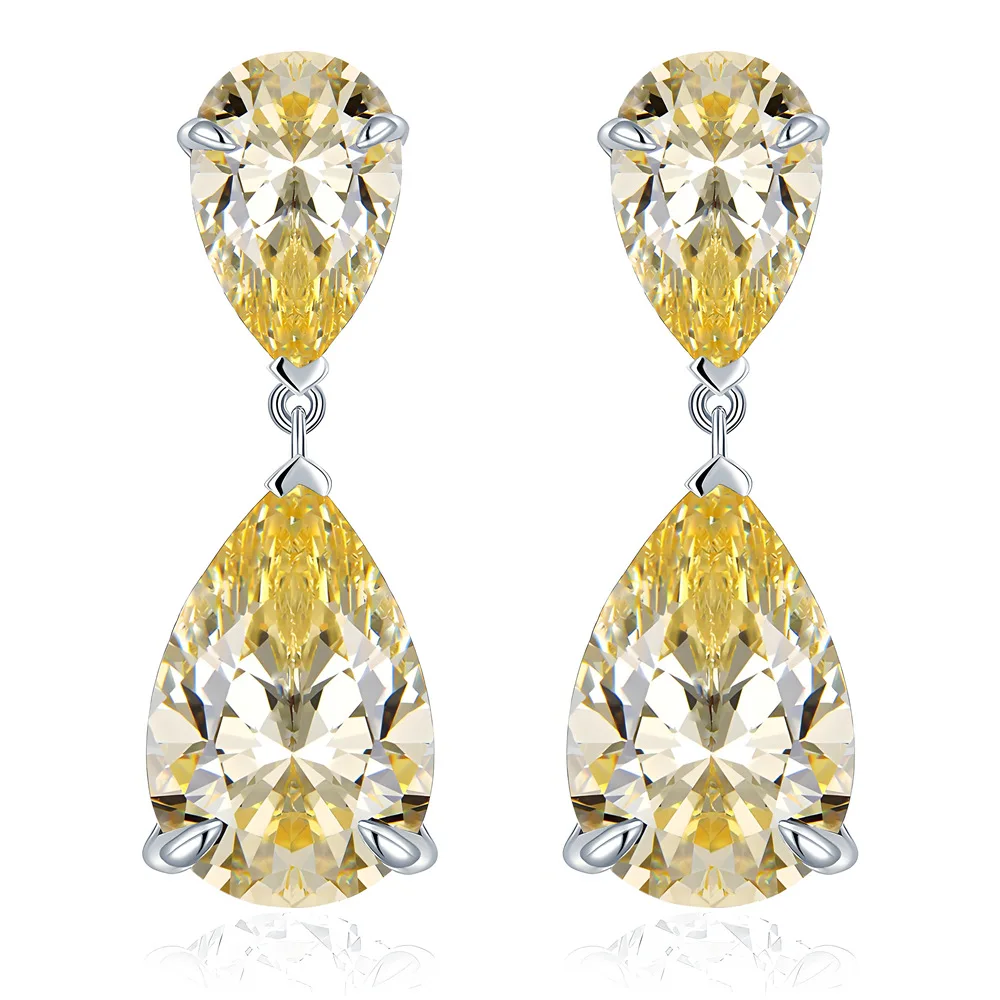 2026 new s925 sterling silver water drop stud earrings women's goose yellow high carbon diamond earrings temperament earrings
2026 new s925 sterling silver water drop stud earrings women's goose yellow high carbon diamond earrings temperament earrings