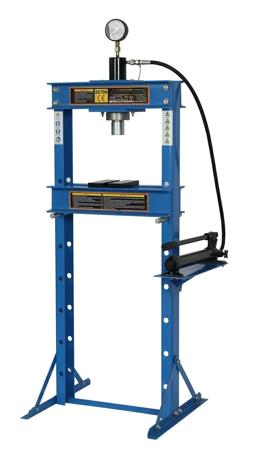 CE wholesale 10T 12t manual car shop press parts pad hydraulic press with meter
CE wholesale 10T 12t manual car shop press parts pad hydraulic press with meter