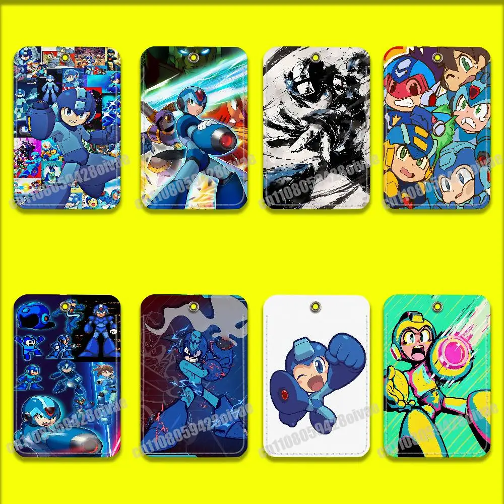 M-Mega Man For ID Clips Credit Bank Campus Card Holder Cover Storage Bag PU Leather Keychain
M-Mega Man For ID Clips Credit Bank Campus Card Holder Cover Storage Bag PU Leather Keychain