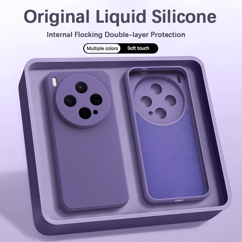 Original Square Liquid Silicone Phone Case for VIVO X300S X300 Ultra Pro FE X300Ultra 5G Luxury Straight Edge Soft Couples Cover
Original Square Liquid Silicone Phone Case for VIVO X300S X300 Ultra Pro FE X300Ultra 5G Luxury Straight Edge Soft Couples Cover