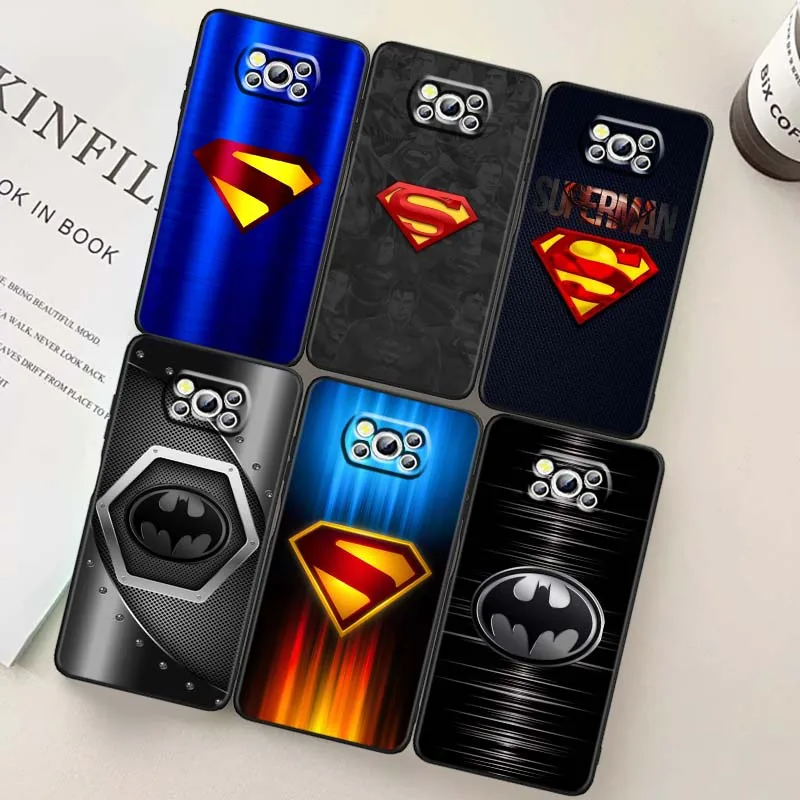 Logo Art S-Supermans B-Batmans For Xiaomi Mi Poco F3 F4 F5 F6 X3 X4 X5 X6 X7 M3 M4 M5s M5 M6 GT Pro 5G Black Cover Phone Case
Logo Art S-Supermans B-Batmans For Xiaomi Mi Poco F3 F4 F5 F6 X3 X4 X5 X6 X7 M3 M4 M5s M5 M6 GT Pro 5G Black Cover Phone Case