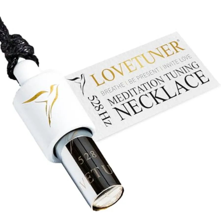 528Hz Breathing Necklace for Stress Relief Mindfulness and Meditation Sound Healing Whistle for Anxiety Focus Calm and Relaxati
528Hz Breathing Necklace for Stress Relief Mindfulness and Meditation Sound Healing Whistle for Anxiety Focus Calm and Relaxati