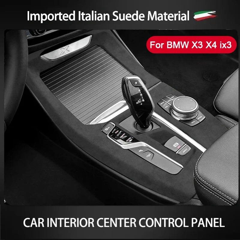 Для BMW X3 X4 ix3 G01 G02 G08 2018 2019 2020 2021 Замша из алькантары Автомобильная центральная панель переключения передач, накладка, аксессуары
Для BMW X3 X4 ix3 G01 G02 G08 2018 2019 2020 2021 Замша из алькантары Автомобильная центральная панель переключения передач, накладка, аксессуары