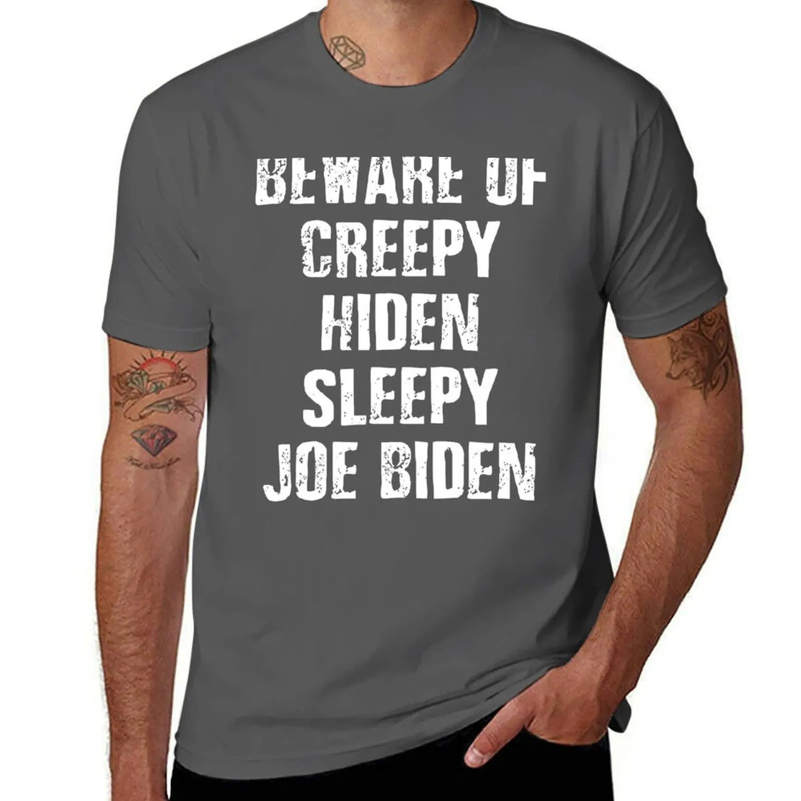 Creepy Anti Democrat Sleepy Funny of Biden Joe Beware Hiden T-Shirt Work Short Sleeve Cotton Top
Creepy Anti Democrat Sleepy Funny of Biden Joe Beware Hiden T-Shirt Work Short Sleeve Cotton Top