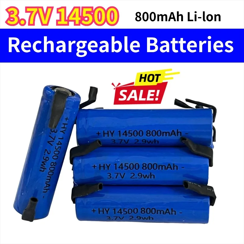 14500 3,7 В 800 мАч литиевая батарея с пайкой для электрической зубной щетки, фонарик, бритва, парикмахерская, аккумуляторная батарея
14500 3,7 В 800 мАч литиевая батарея с пайкой для электрической зубной щетки, фонарик, бритва, парикмахерская, аккумуляторная батарея