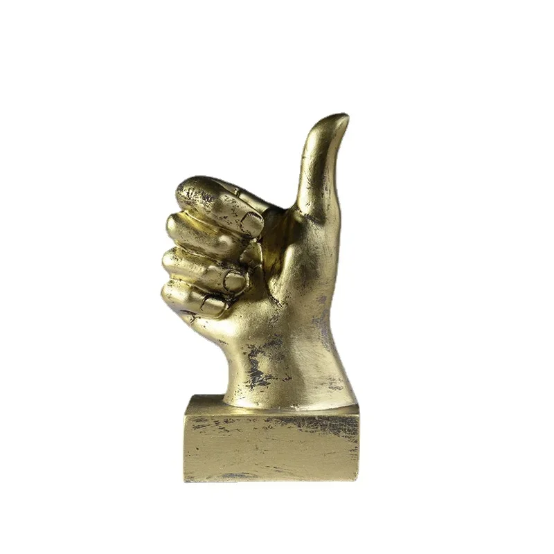 Vintage Resin Finger Model Ornament Thumbs Up Sculpture Office Sample for Home Decor Desktop Retro Furnishings
Vintage Resin Finger Model Ornament Thumbs Up Sculpture Office Sample for Home Decor Desktop Retro Furnishings