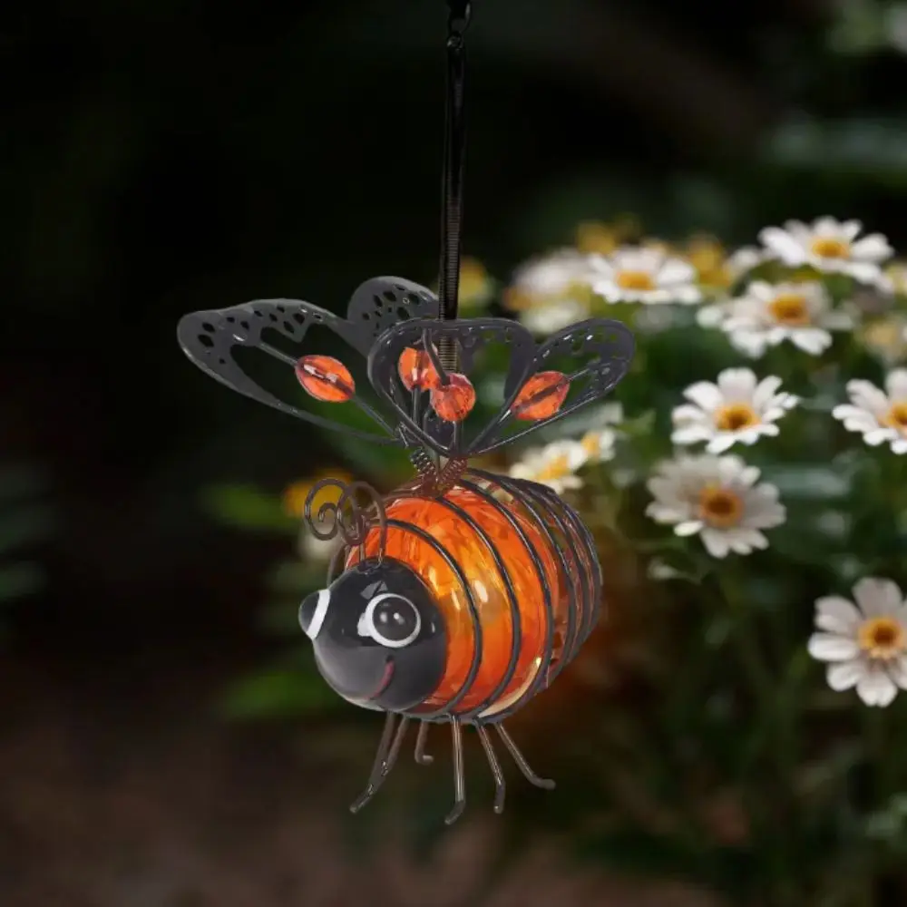 Metal Construction Solar-Powered Hanging Bee Light Solar-Powered Simulation Design Outdoor Statues Figurine Lights LED Lighting
Metal Construction Solar-Powered Hanging Bee Light Solar-Powered Simulation Design Outdoor Statues Figurine Lights LED Lighting