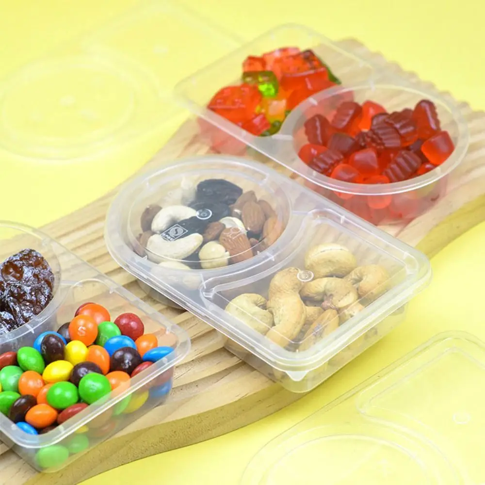 20Pcs 2 Compartment Disposable Sauce Container with Lid Leak-Proof Snack Container Transparent Thickened Condiment Box Worker
20Pcs 2 Compartment Disposable Sauce Container with Lid Leak-Proof Snack Container Transparent Thickened Condiment Box Worker