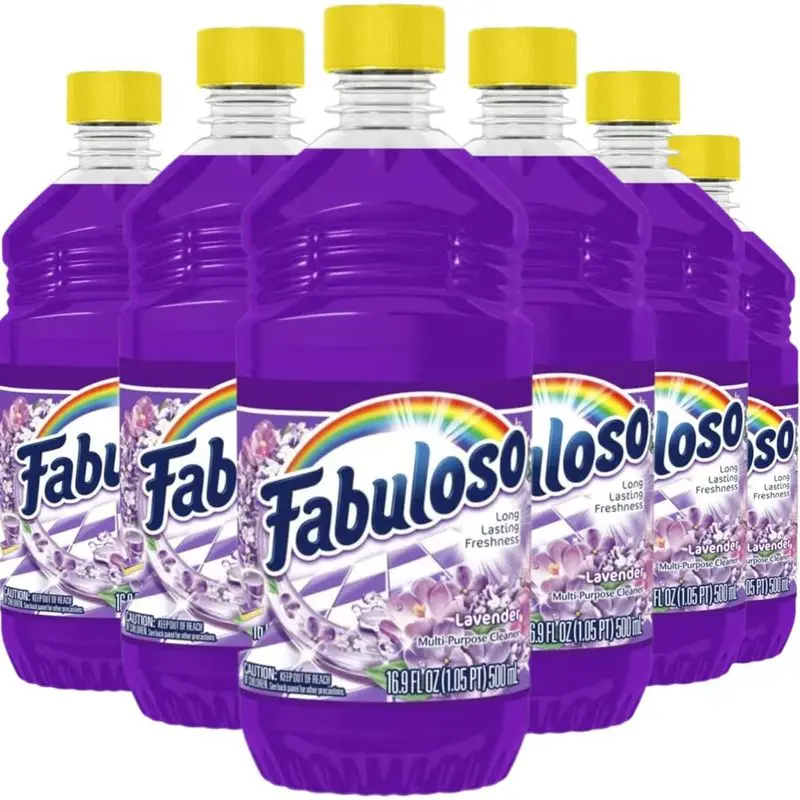 Fabuloso All Purpose Cleaner Lavender, Fabuloso Floor Cleaner, Multi-Purpose Cleaner (Pack of 6)
Fabuloso All Purpose Cleaner Lavender, Fabuloso Floor Cleaner, Multi-Purpose Cleaner (Pack of 6)