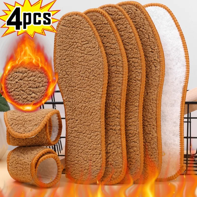 Thicken Thermal Insoles Winter Warm Heated Soft Plush Insole for Shoes Snow Boots Shoe Pad Simulation Cashmere Insert Insoles
Thicken Thermal Insoles Winter Warm Heated Soft Plush Insole for Shoes Snow Boots Shoe Pad Simulation Cashmere Insert Insoles