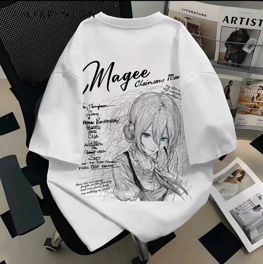 Summer Japanese High Street Women Figure Letter Print Loose Casual White Black Wine Red Gray Round Neck Short Sleeve T-shirt
Summer Japanese High Street Women Figure Letter Print Loose Casual White Black Wine Red Gray Round Neck Short Sleeve T-shirt