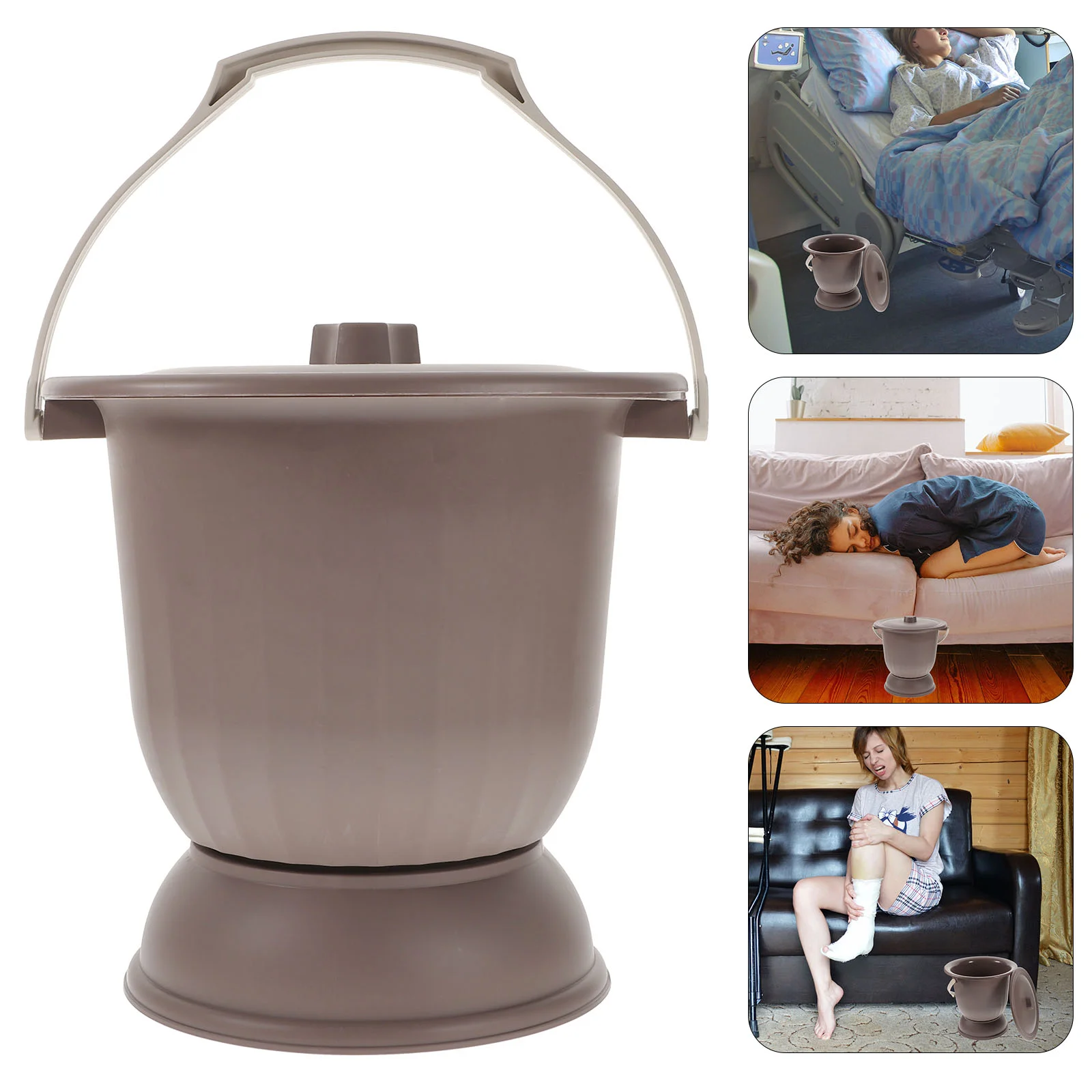Spittoon Pregnant Woman Urinal Night Urine Pot Boys Practical with Lid Handheld Potty Plastic Elder
Spittoon Pregnant Woman Urinal Night Urine Pot Boys Practical with Lid Handheld Potty Plastic Elder