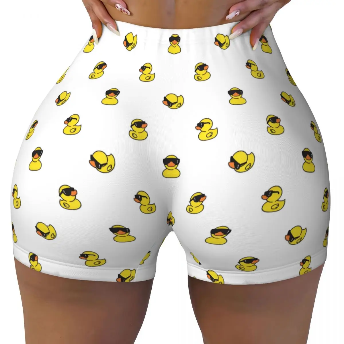 Custom Women Cartoon Rubber Duck Sunglasses Pattern Workout Yoga Shorts Gym Athletic Volleyball Biker Shorts
Custom Women Cartoon Rubber Duck Sunglasses Pattern Workout Yoga Shorts Gym Athletic Volleyball Biker Shorts