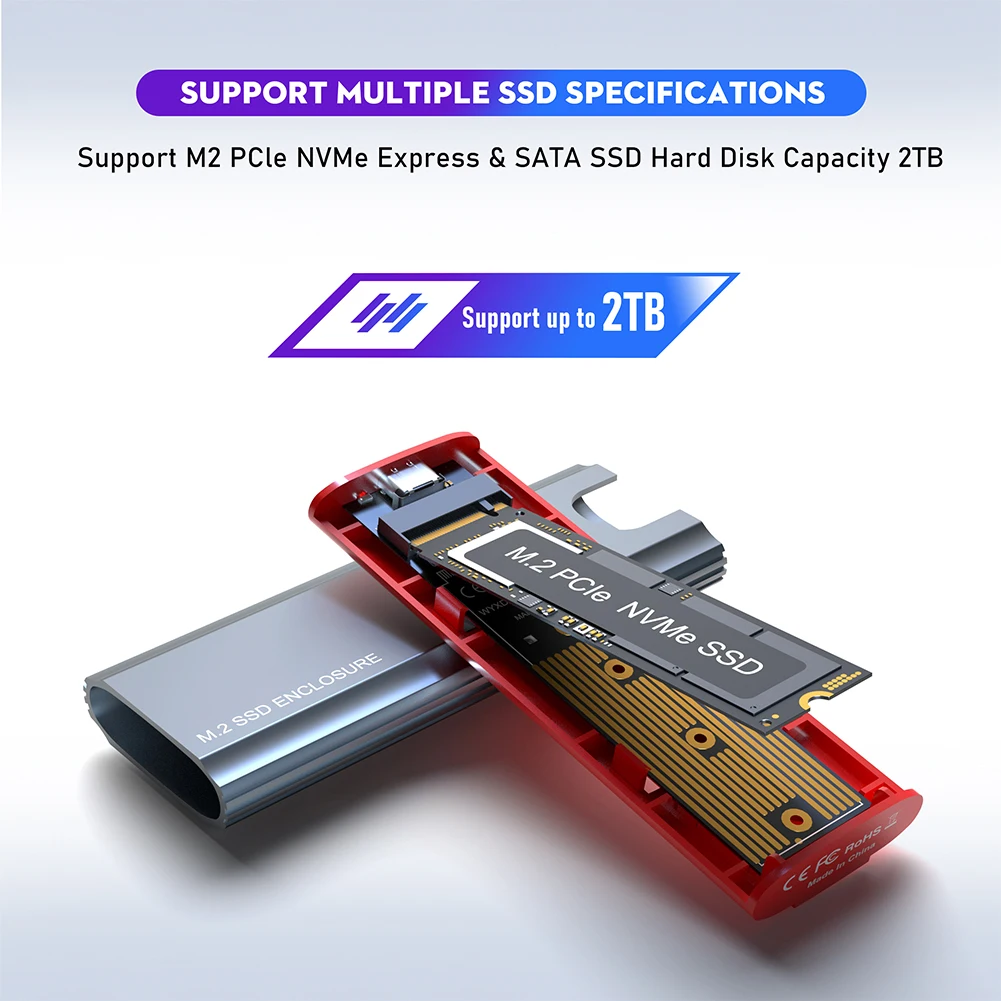 Адаптер корпуса M.2 NGFF NVME SSD USB3.1 Gen2 Внешний корпус SSD Чехол для жесткого диска SSD Размер 2230/2242/2260/2280
Адаптер корпуса M.2 NGFF NVME SSD USB3.1 Gen2 Внешний корпус SSD Чехол для жесткого диска SSD Размер 2230/2242/2260/2280