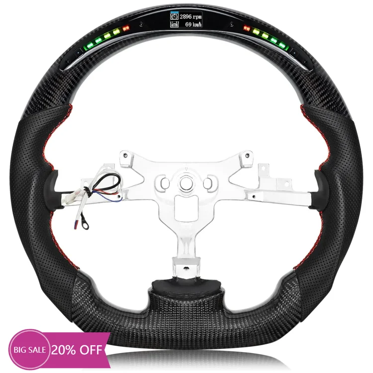 Carbon Fiber Steering Wheel for Chevrolet Corvette C6 D-shaped Flat-bottom Steering Wheel with LED Without airbags
Carbon Fiber Steering Wheel for Chevrolet Corvette C6 D-shaped Flat-bottom Steering Wheel with LED Without airbags