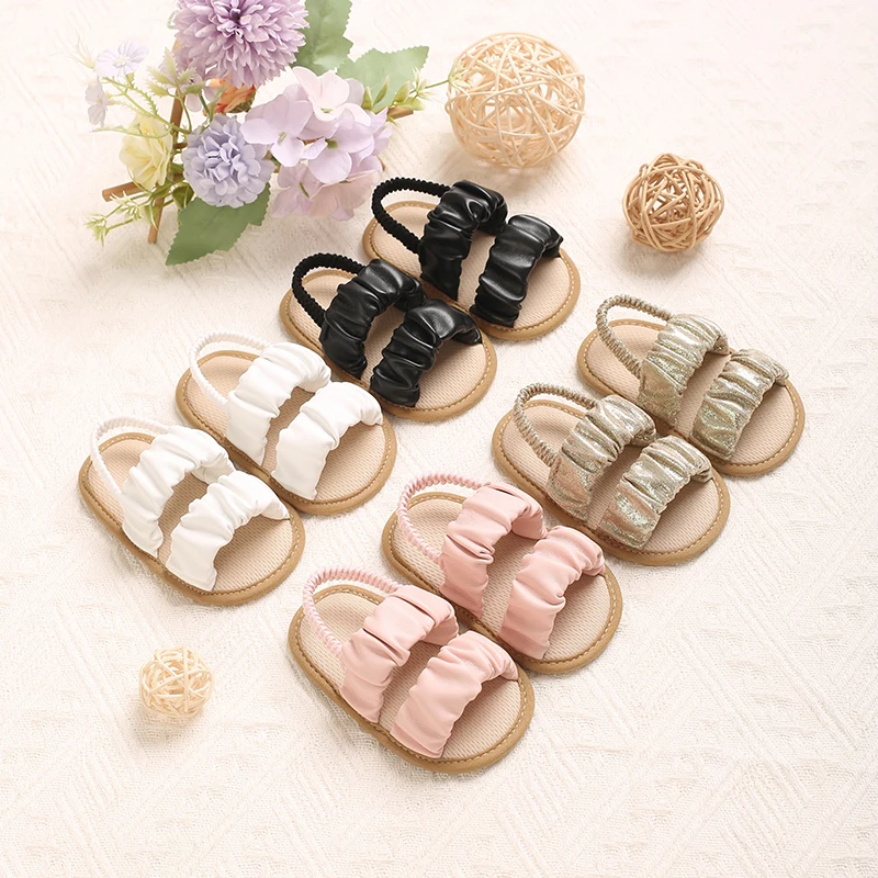 Solid Color Baby Sandals For Summer Soft Soled Non Slip Baby Walking Shoes For 0-18 Months Breathable And Anti Drop Shoes
Solid Color Baby Sandals For Summer Soft Soled Non Slip Baby Walking Shoes For 0-18 Months Breathable And Anti Drop Shoes