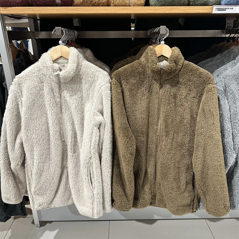 ex Long Velvet Fce Jaet Zipper Collar Coat Warm Thiened Outerwear Autumn Winter Men's Women's Casual Sle Pure Color
ex Long Velvet Fce Jaet Zipper Collar Coat Warm Thiened Outerwear Autumn Winter Men's Women's Casual Sle Pure Color