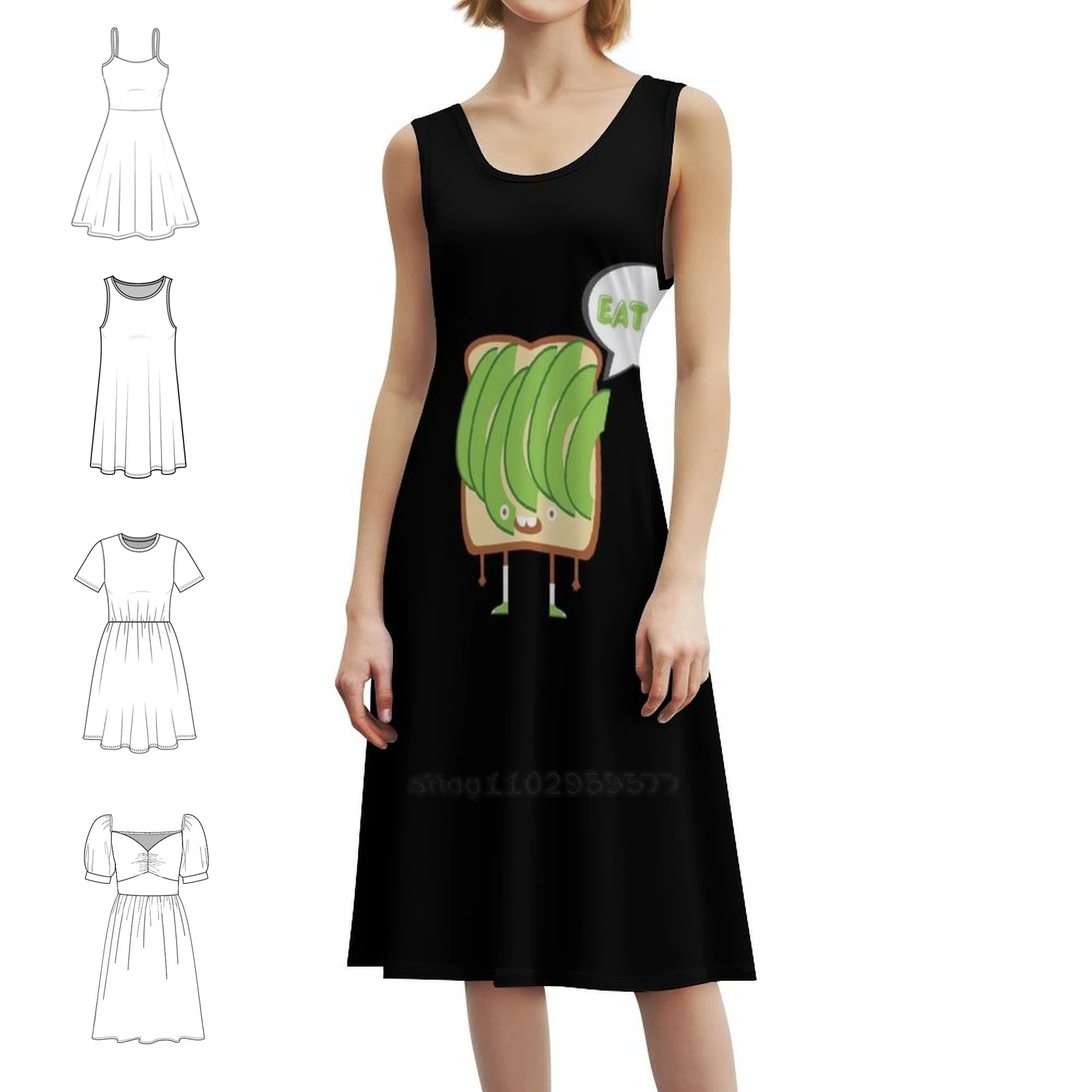 Женское элегантное праздничное платье с тостами авокадо, платье трапециевидной формы с короткими/длинными/без рукавов, тост с авокадо, ешьте мне тост из авокадо
Женское элегантное праздничное платье с тостами авокадо, платье трапециевидной формы с короткими/длинными/без рукавов, тост с авокадо, ешьте мне тост из авокадо